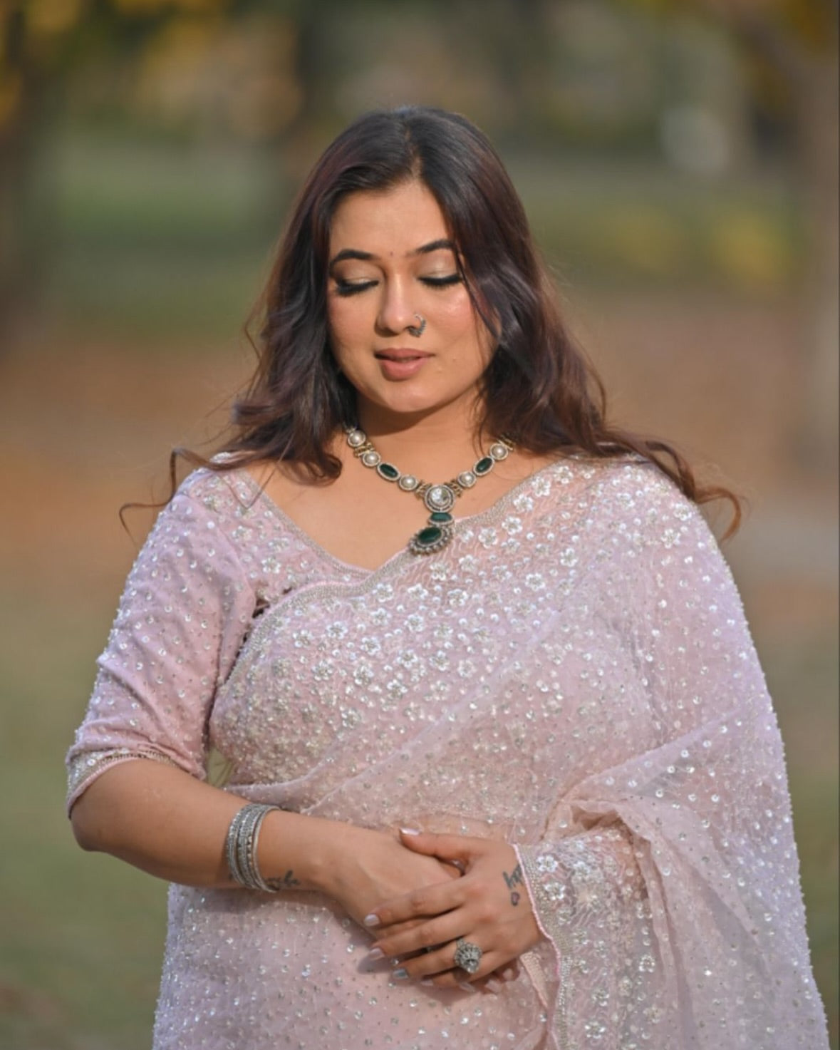 Organza Sarees - Kalyanam By Swati