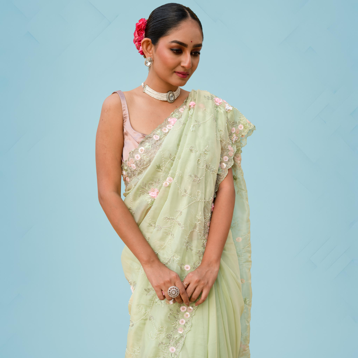 Organza Sarees