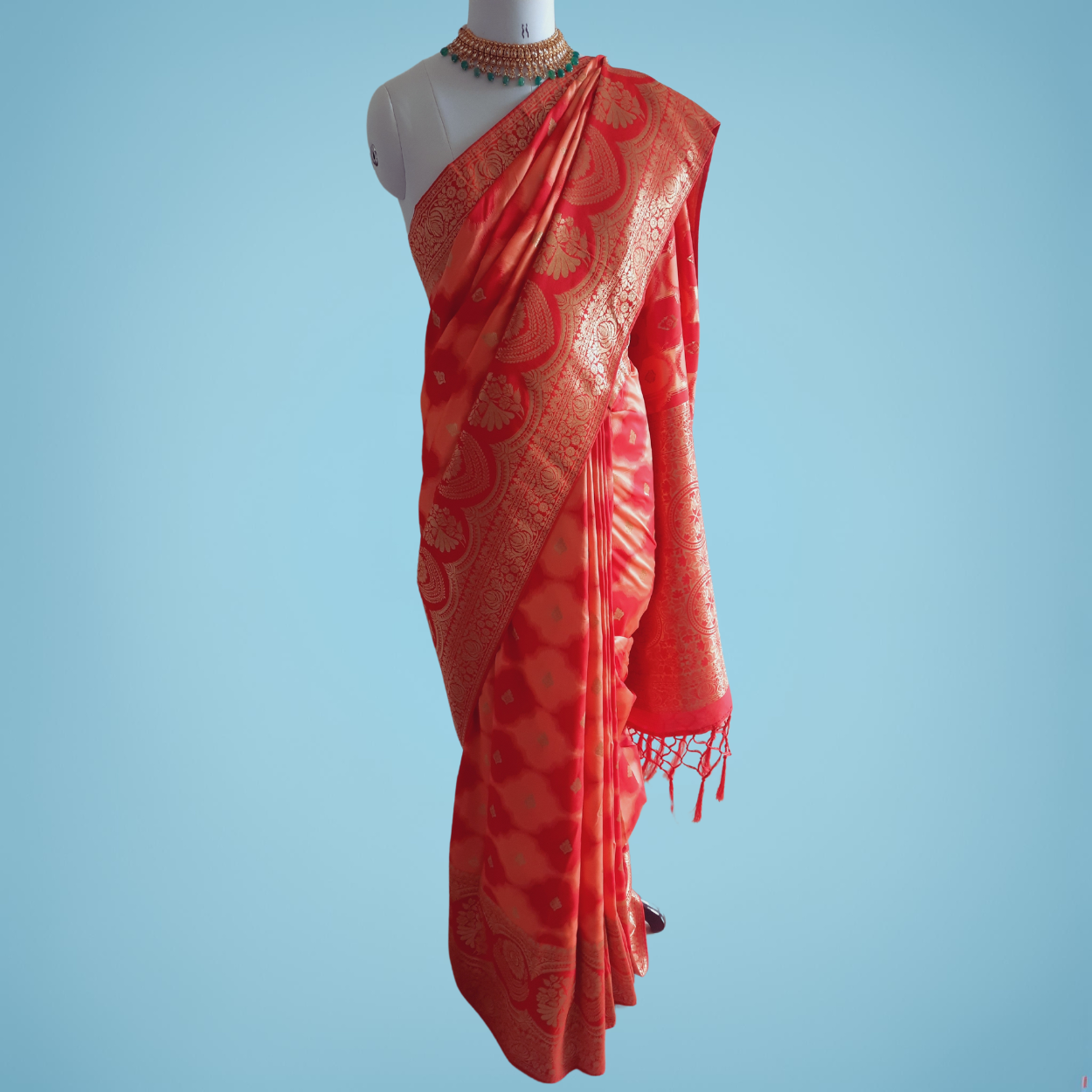 Pure Banarasi Silk Saree in Rangkaat Weaving - Kalyanam By Swati