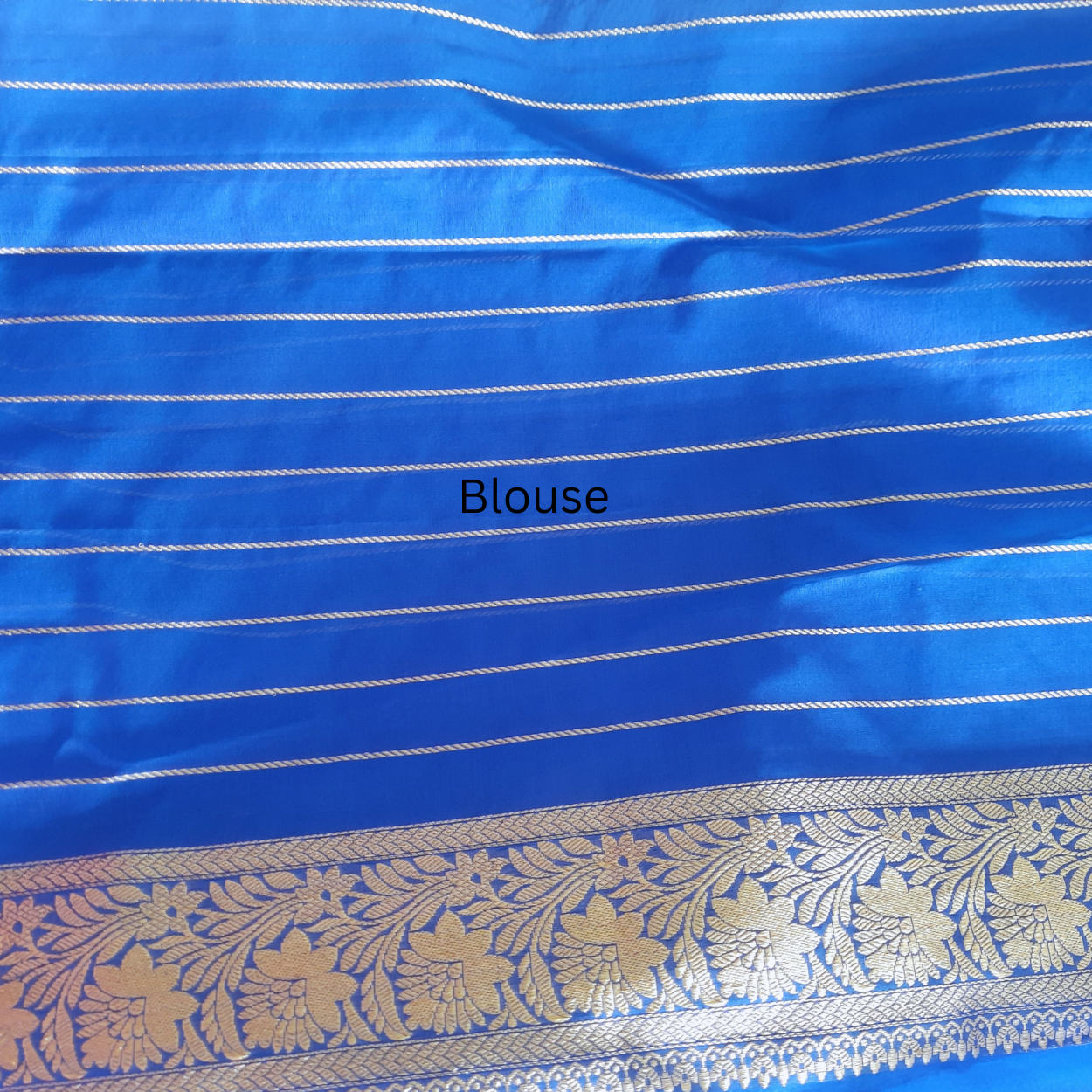 Silkmark certified Pure Banrasi Kora handloom Silk Saree in kadhua butta zari weaving - Kalyanam By Swati